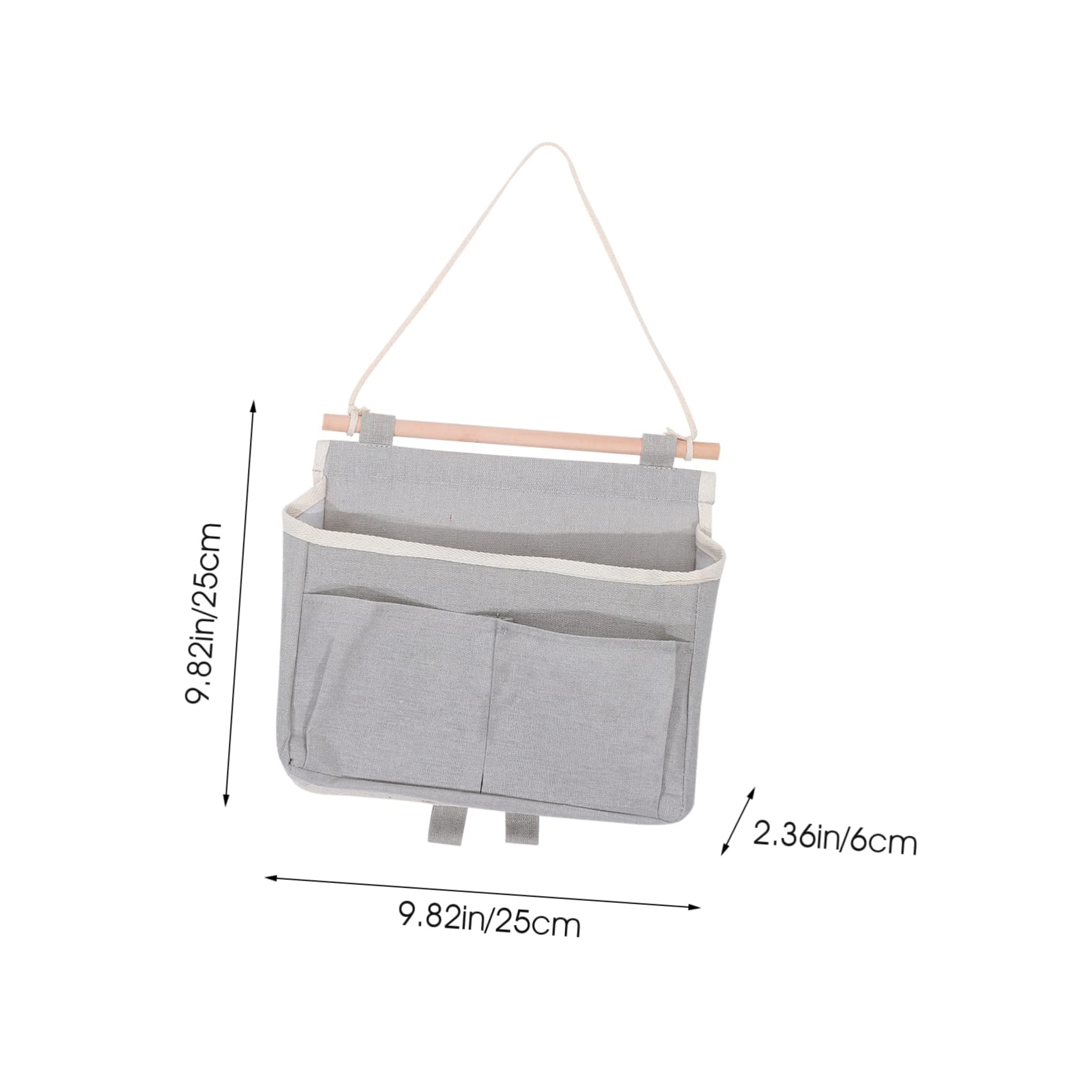Amosfun 5 Ganci Portaoggetti Da Appendere Alla Porta Della Dispensa Borsa Portaoggetti Per Occhiali Banconote Chiavi Grigio Organizer Per Articoli Vari Del Dormitorio