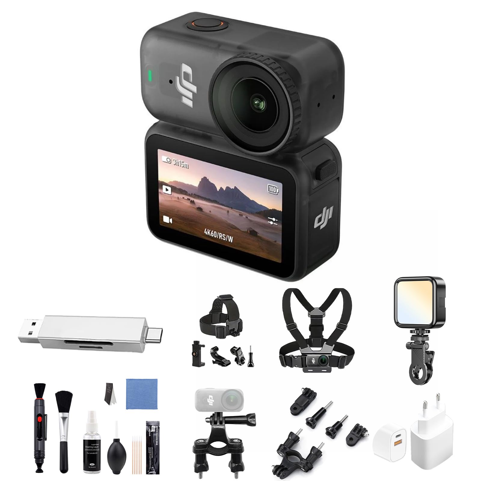 DJI Pack Estándar Osmo Nano (64 GB) - Pequeña Cámara Para Vlogging