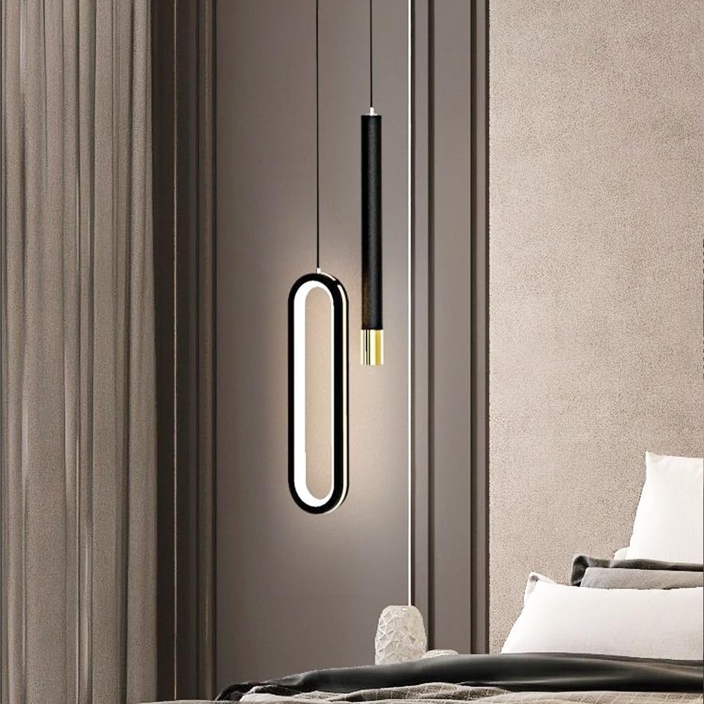 asimocrafts 38灯 NODEL design 10周年 Amazon.com: JIQHOHX Black Nordic Pendant Light Fixture