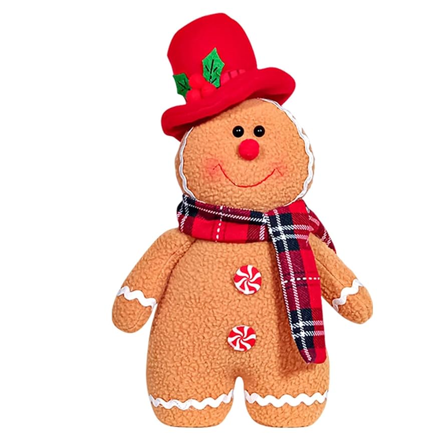 gladee ジンジャーブレッドマン ？ぬいぐるみ GLADEE Amazon.co.jp: クリスマス ジンジャーブレッドマン ぬいぐるみ