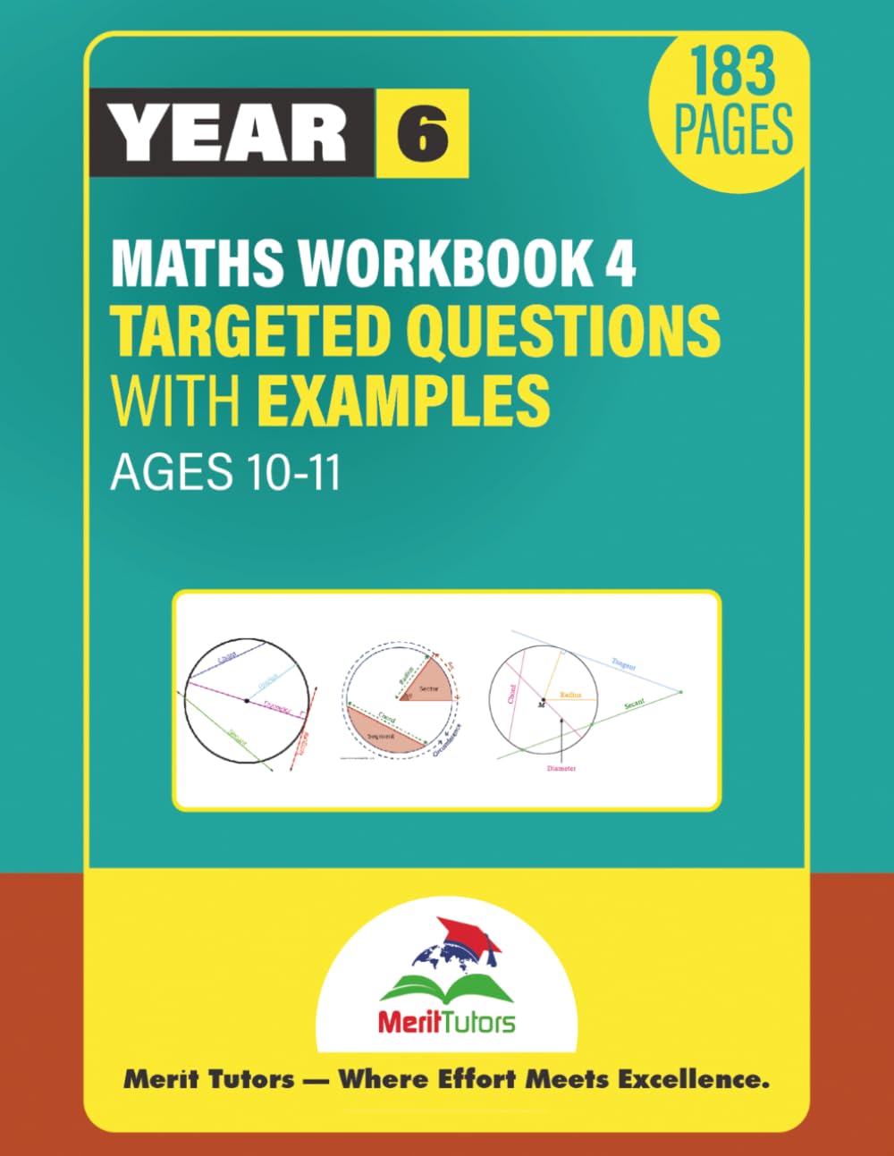 KS2 Year 6 Maths Workbook for Ages 10–11: Targeted SATs Revision (Merit Tutors)