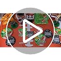 Football Birthday Party Decorations Kit for 24: Football Party Supplies Set with Plates, Dessert Plates, Napkins, Cups, Banner & Touchdown Tablecloth - for Football Tailgate Party Decorations - Image 8