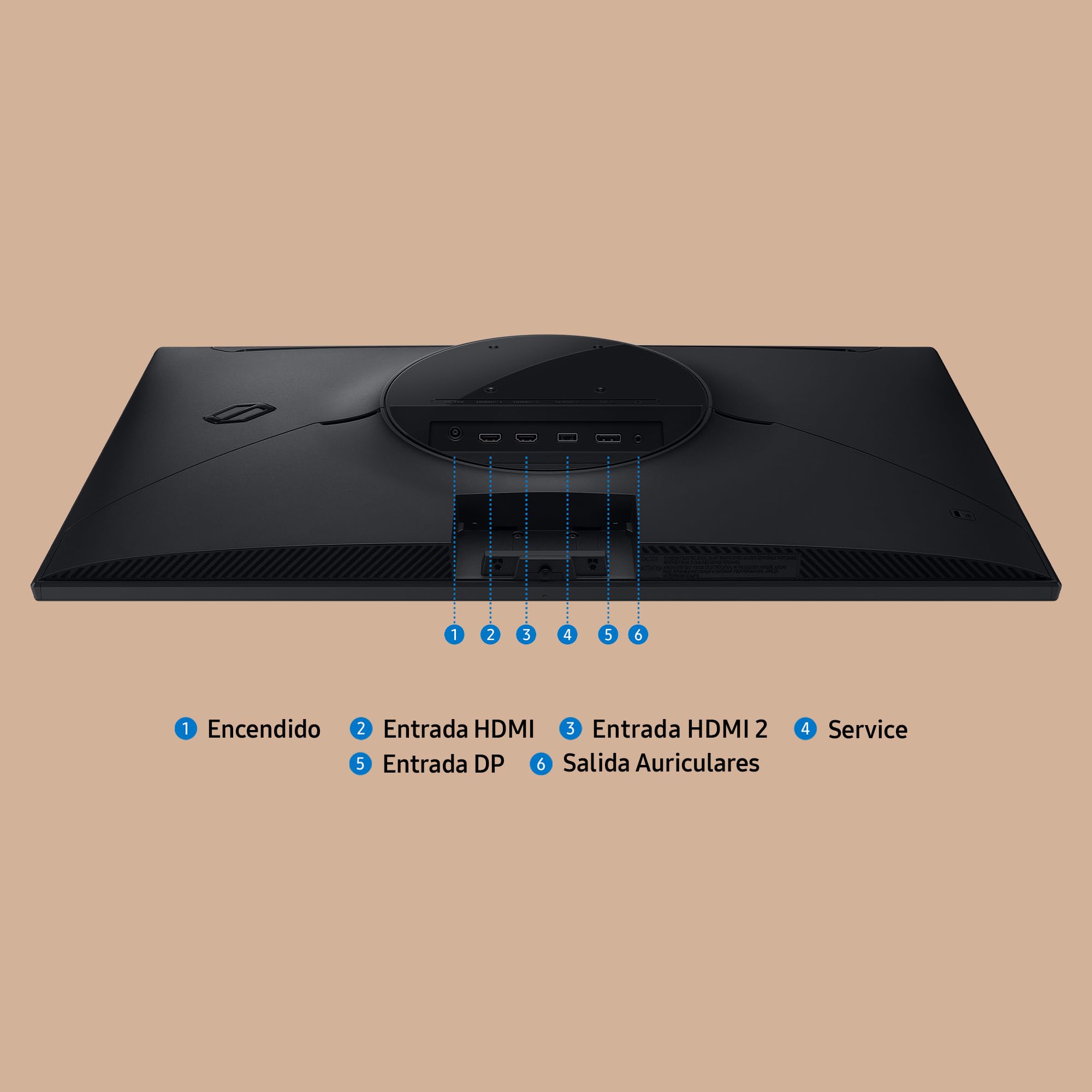 Samsung LS27FG530EUXEN- Monitor Gaming Odyssey G5 de 27" QHD (2560 x 1440 16:9, 200Hz, 1ms, Panel IPS, HDR10, AMD FreeSync Premium, Black Equalizer), Negro, Versión 2025