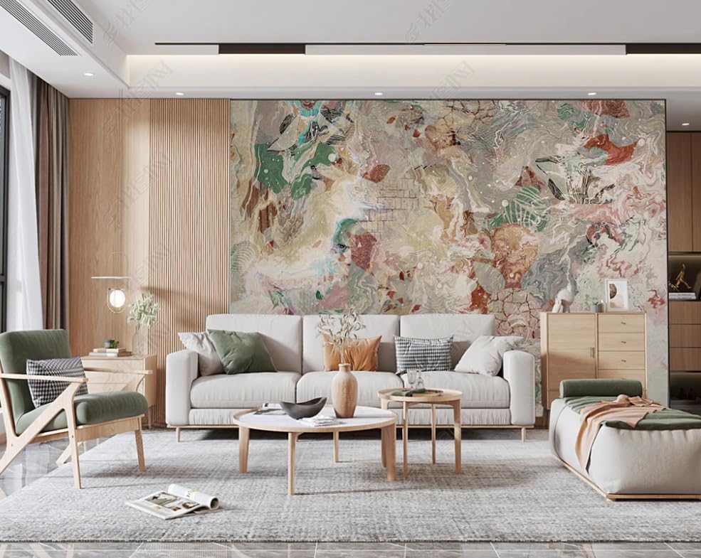Papier peint intissé abstraction moderne poster géant mural premium