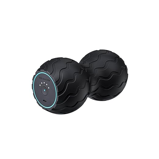 Theragun Wave Duo Vibration Roller | Dual Pressure Muscle Massager | Ergonomically Contoured to The Back, Spine and Neck