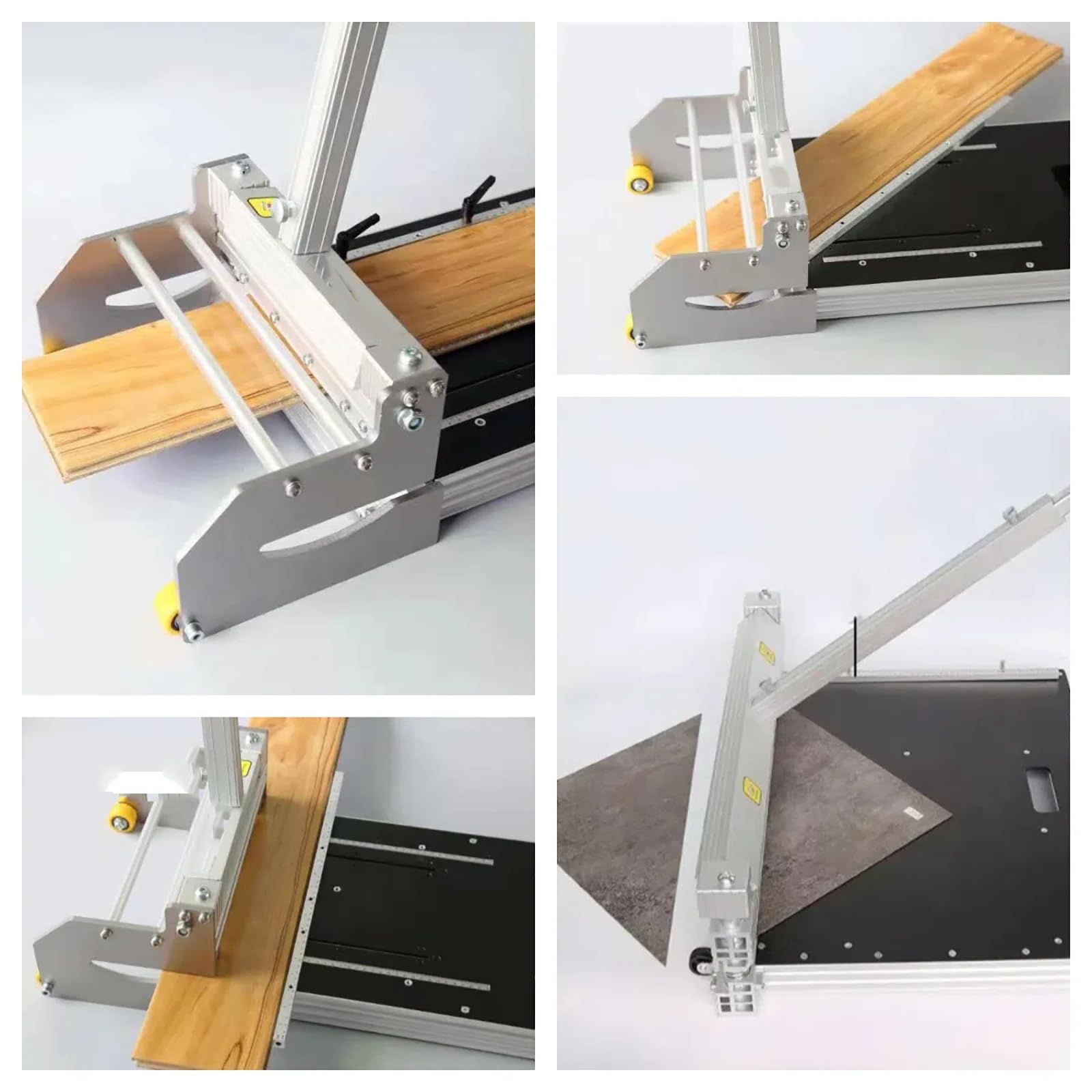 Herramienta de corte de suelo para laminado y vinilo, profundidad de corte de 16 mm, 640 mm de longitud, hoja afilada de acero de tungsteno, ideal para instaladores de suelos y proyectos de