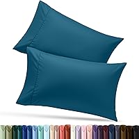 Vista 82 de Utopia Bedding - Juego de 2 fundas de almohada tamaño estándar, con cierre de sobre, tela de microfibra cepillada suave, resistentes al encogimiento