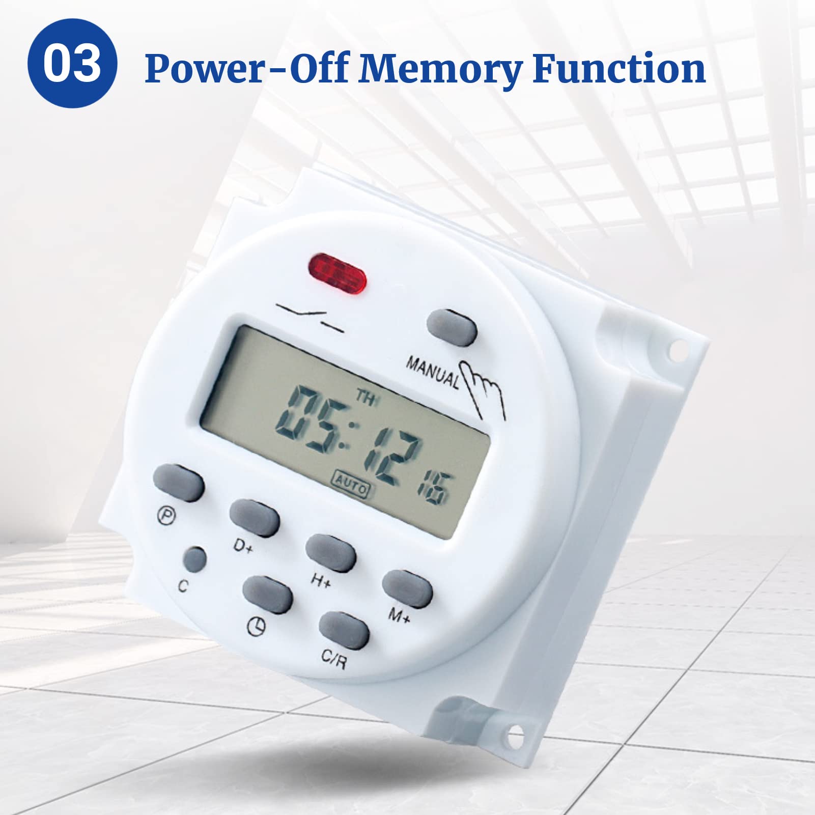 Programador Enchufe Temporizador Digital Programable De Pared