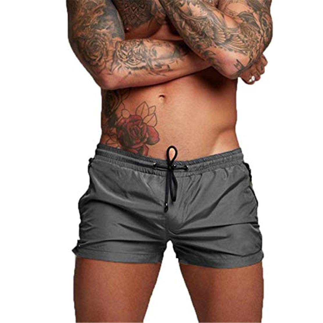 EDOTON Bañador para Hombre, Pantalones Cortos Impermeables Pantalones Cortos de Surf Pantalones de Natación — view 9