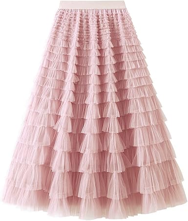 ★Rose Frantz★ See-through Layered Long Skirt (2色) 61wRv3j6BaL._AC_SX385_.jpg