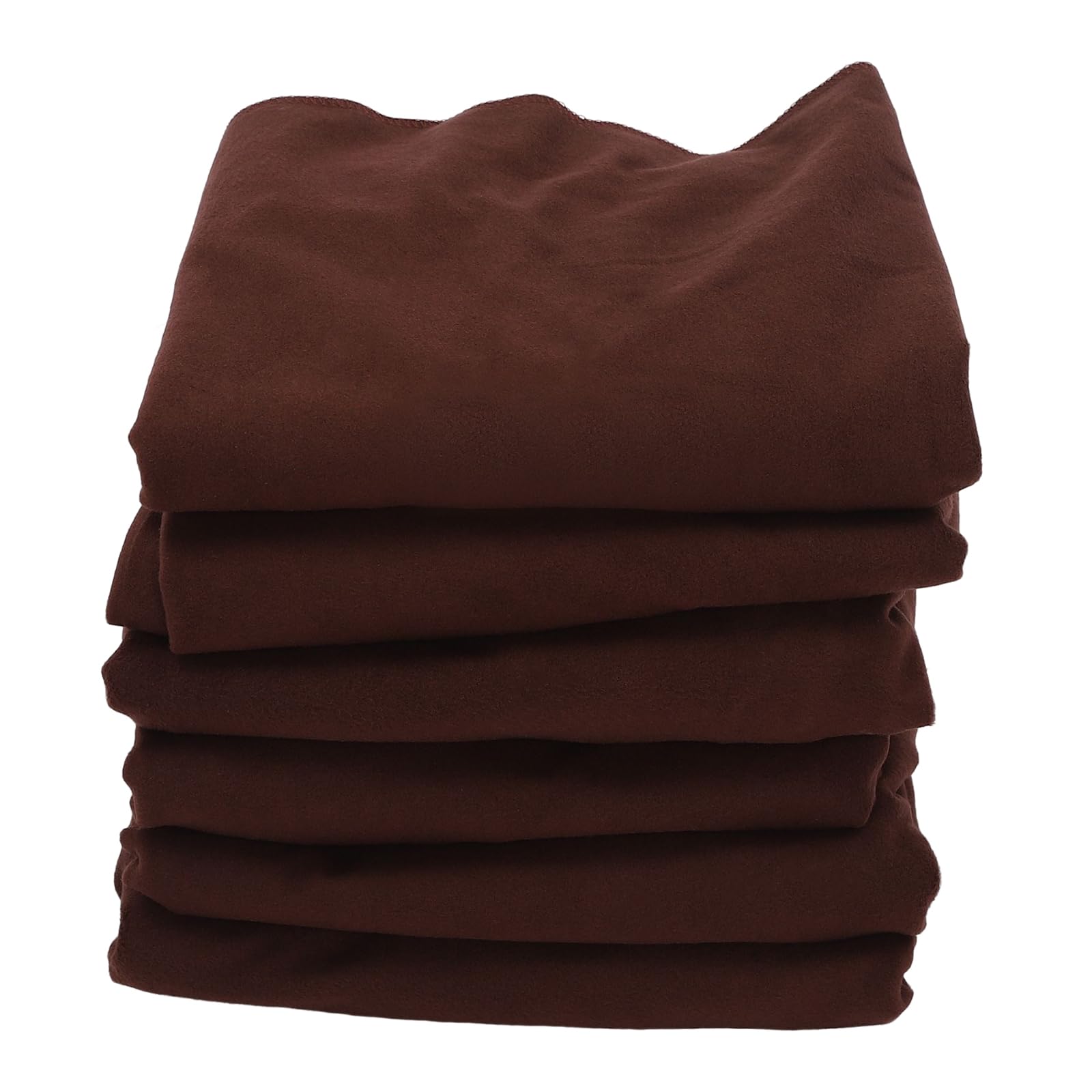 Juego de 6 fundas de silla de poliuretano, color café, elásticas, impermeables, para apartamentos, restaurantes, hoteles, bibliotecas, cafeterías, fáciles de limpiar