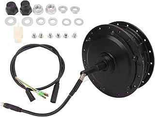 Drfeify Motor de cubo de bicicleta elétrico com tração nas rodas traseiras, à prova d'água 55 dB ruído 48 V 350 W kit de conversão para scooter de bicicleta elétrica faça você mesmo