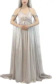 Dragon Queen Costume Chiffon Dress Halloween Cosplay For Women