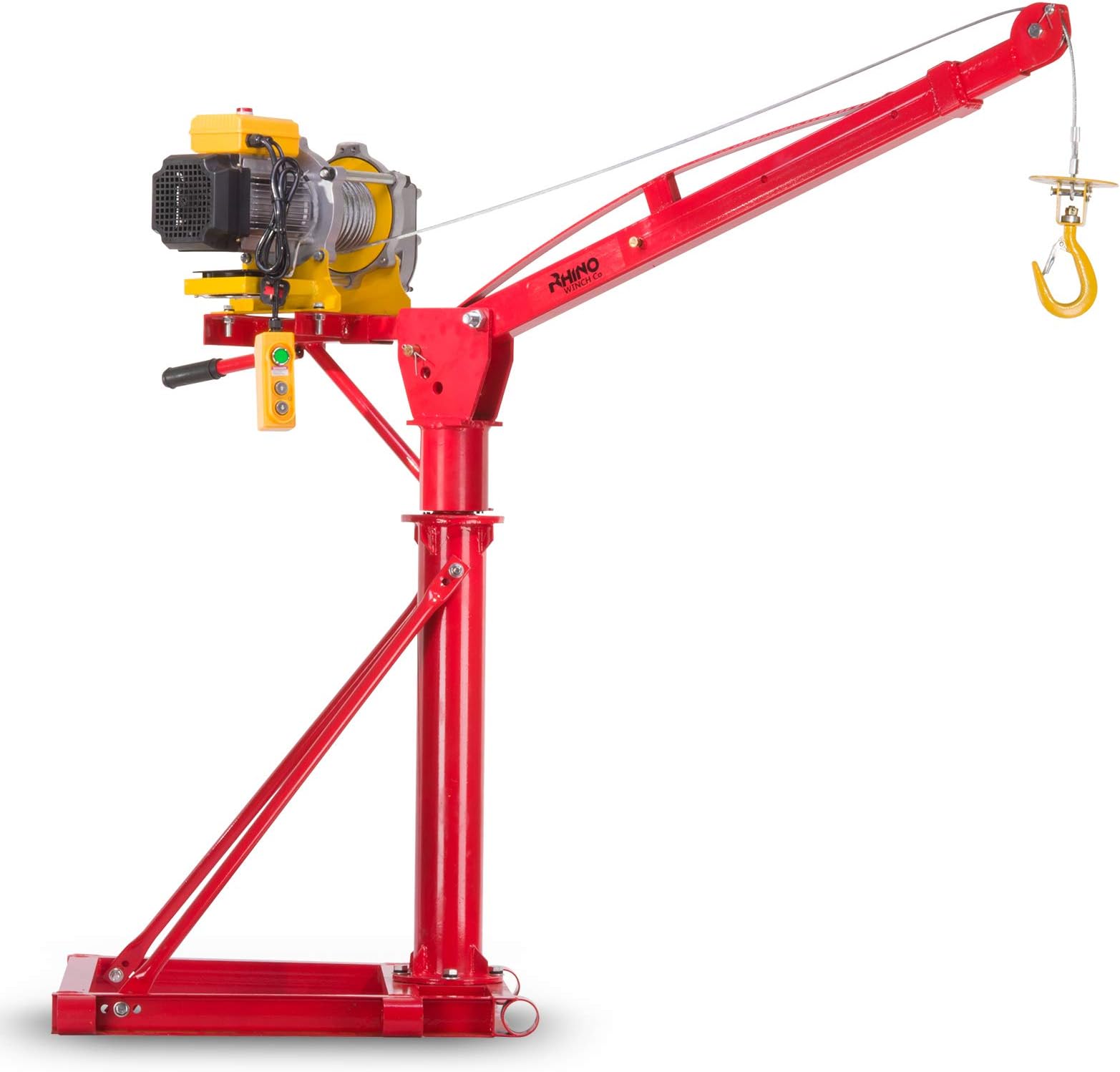 Rhino Extendable Boom Jib Crane 240V / 400KG - 25M Lift Height