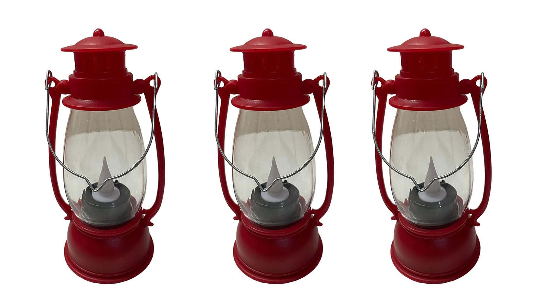 Amazing Solution LED Candle Tea Light | LED Candle Light for Party | Christmas Style LED Candle Light - (Color May varry from Red, White, Black Pack of 3)