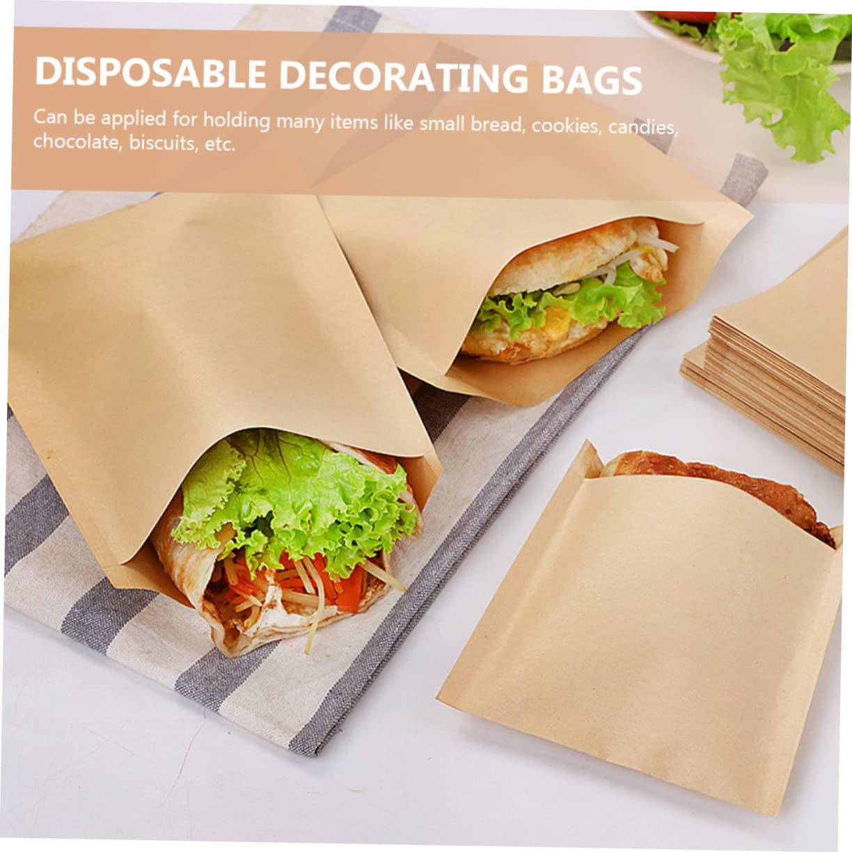 耐油紙 紙袋 食パン袋に。300枚 【公式通販】