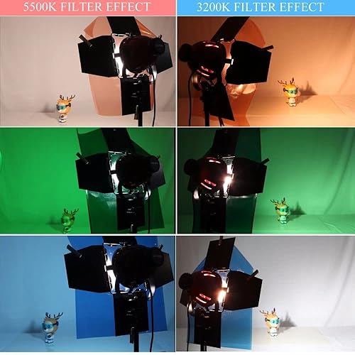 Miniatura 3 de Filtro de gel, superposiciones de colores, película de color transparente, láminas de plástico de gel de corrección para fotografía, video, luz LED