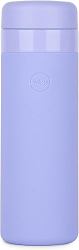 W&P Porter Botella de agua aislada al vacío con revestimiento de cerámica, 20 onzas, lavanda, de acero inoxidable aislado al vacío con revestimiento