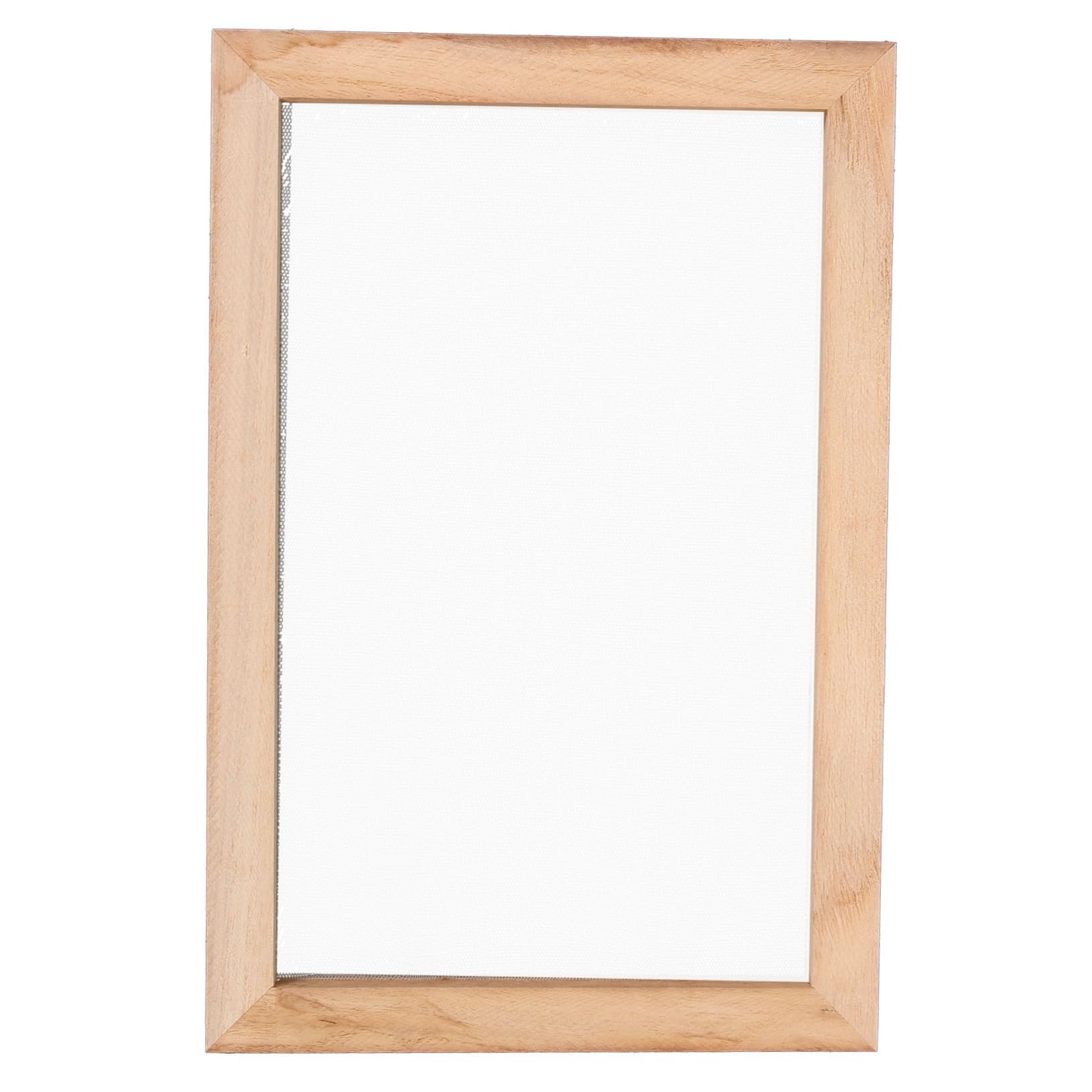 KALLORY Handmade Paper Frame Screen Mold DIY Paper Making Kit for Boys and Girls Wooden Craft Frame for School