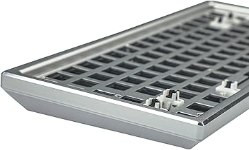 AK84 RGB Hot Swappable Keyboard Independent Driver Wired and Bluetooth Type-C Port for MacOS (Silver Wired)