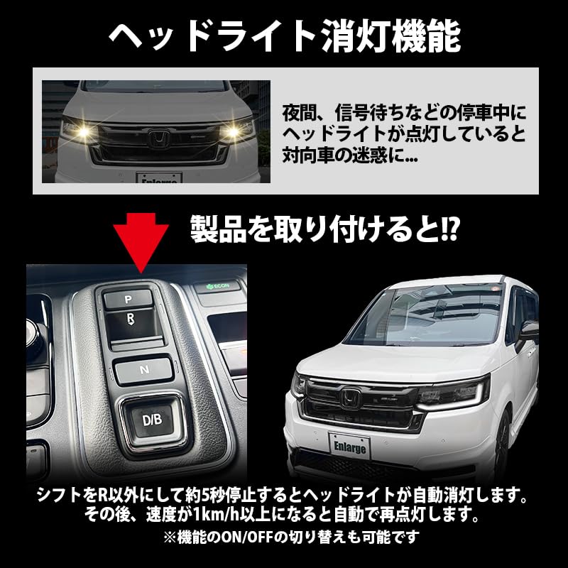Amazon.co.jp: エンラージ商事 ステップワゴン (R4年5月〜) RP6/7/8型