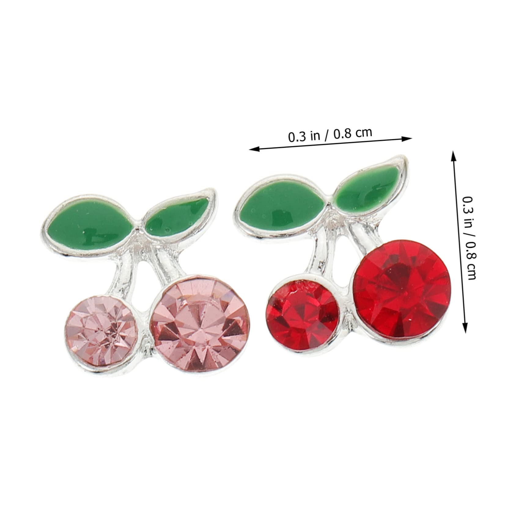 Healeved 180pezzi Ciondoli Unghie Forma Di Per Decorazioni Nail Art Charms Per Manicure Elegante e Creativo Per Feste e Occasioni Speciali