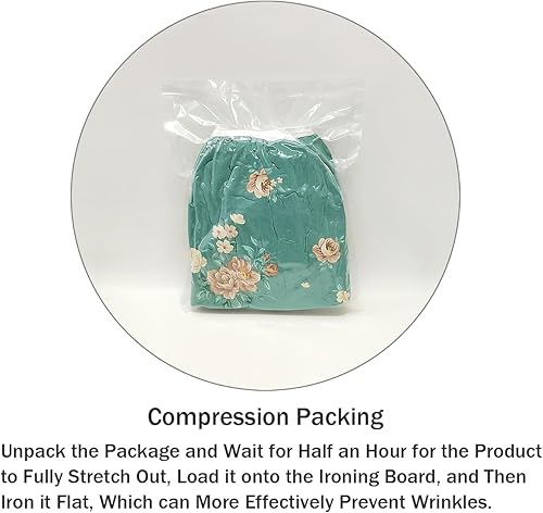 Miniatura 10 de Funda y almohadilla pequeña para tabla de planchar de 12.5 x 30 pulgadas, 3 pares de correas de cierre de velcro, bordes elásticos, mini cubierta de