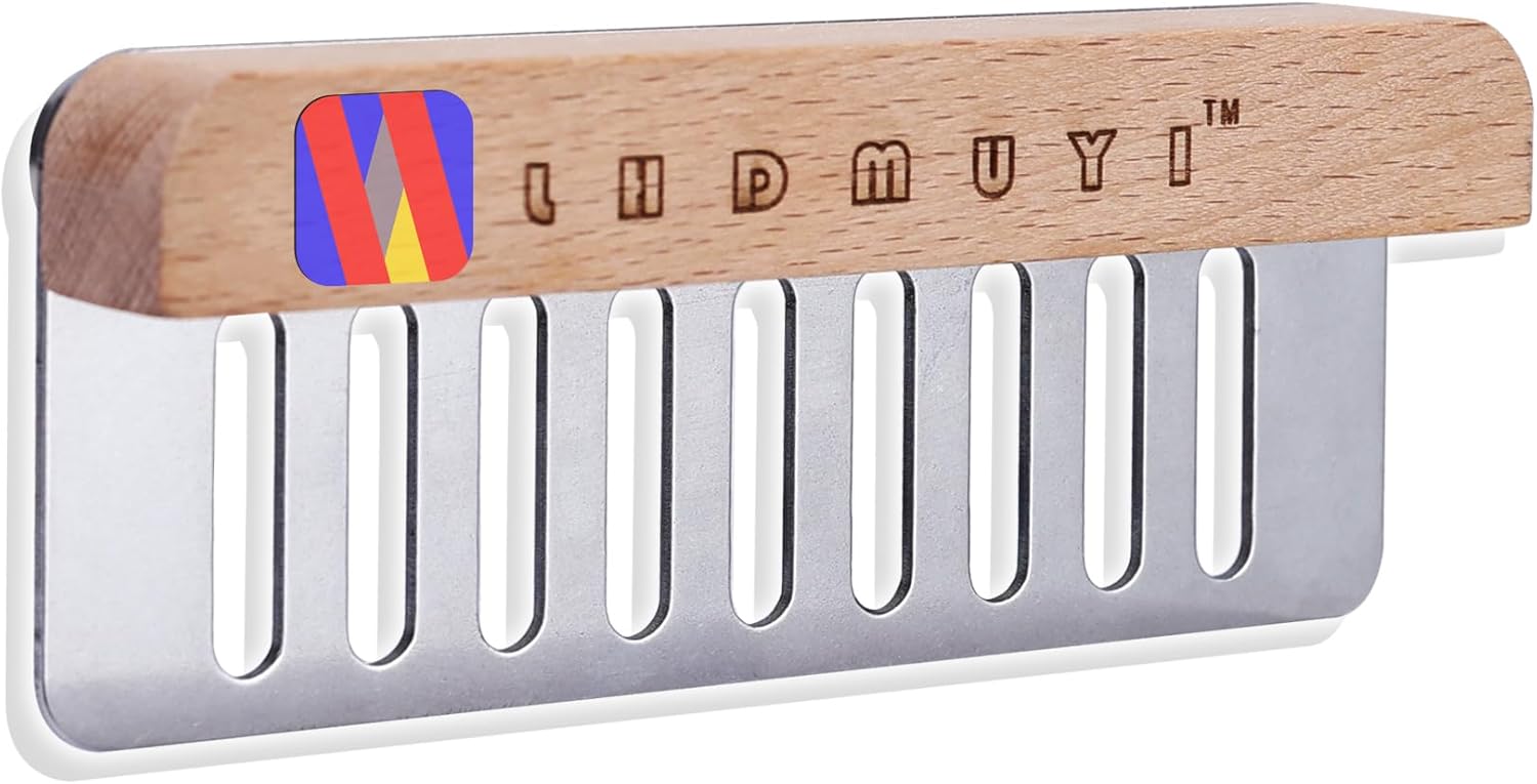 LHDMUYI Food Mesh Screen, Wooden handle Griddle