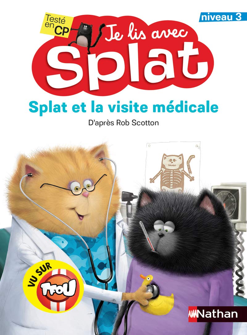 Je lis avec Splat - Splat et la visite médicale: 15