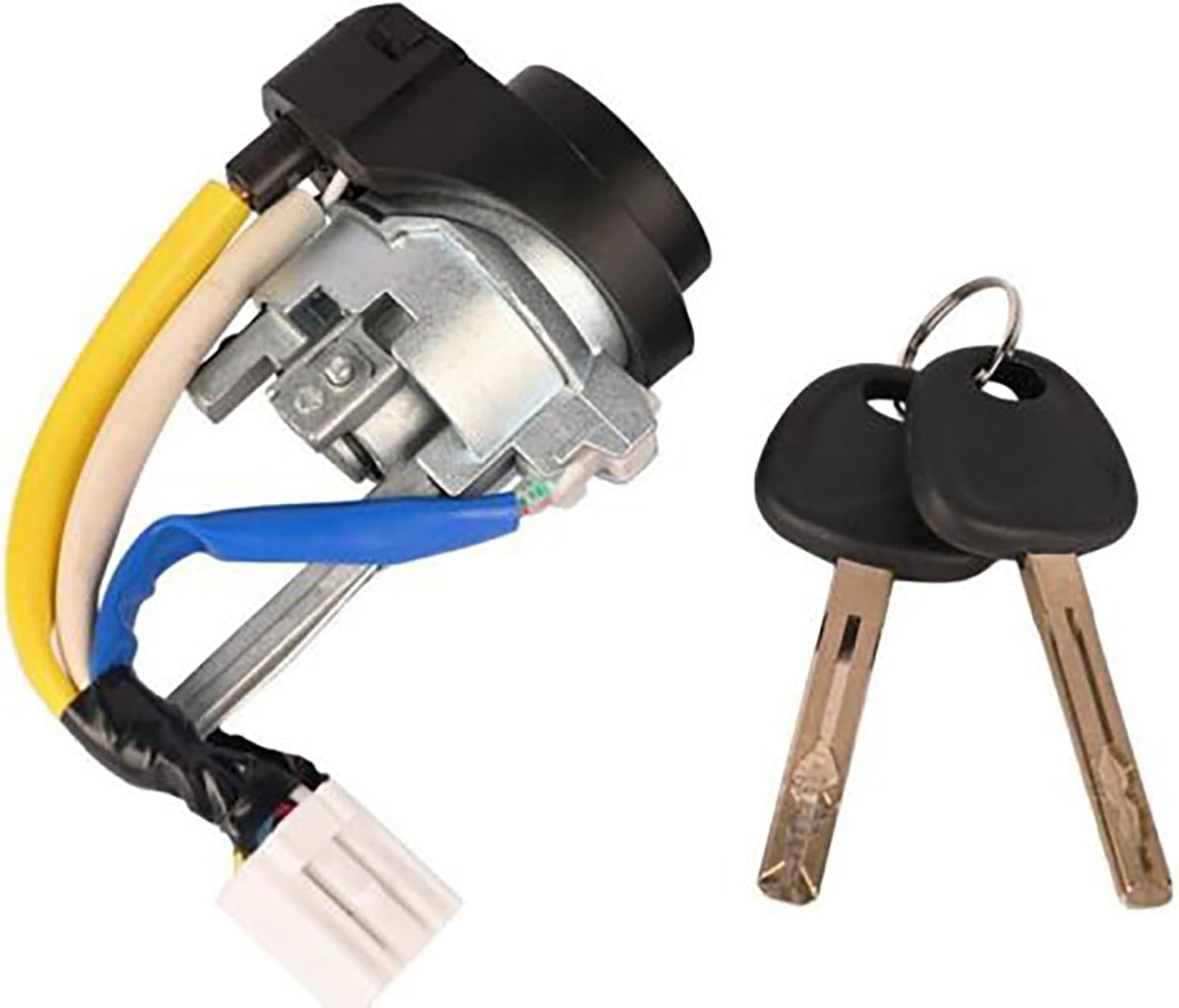 Ignition Lock Cylinder Switch w/Left Driver Side Door Lock Cylinder Compatible with 2011-2015 Kia Optima 2013-2017 Rio Replaces 81900-1WK00 819702TA00 81970-2TA00