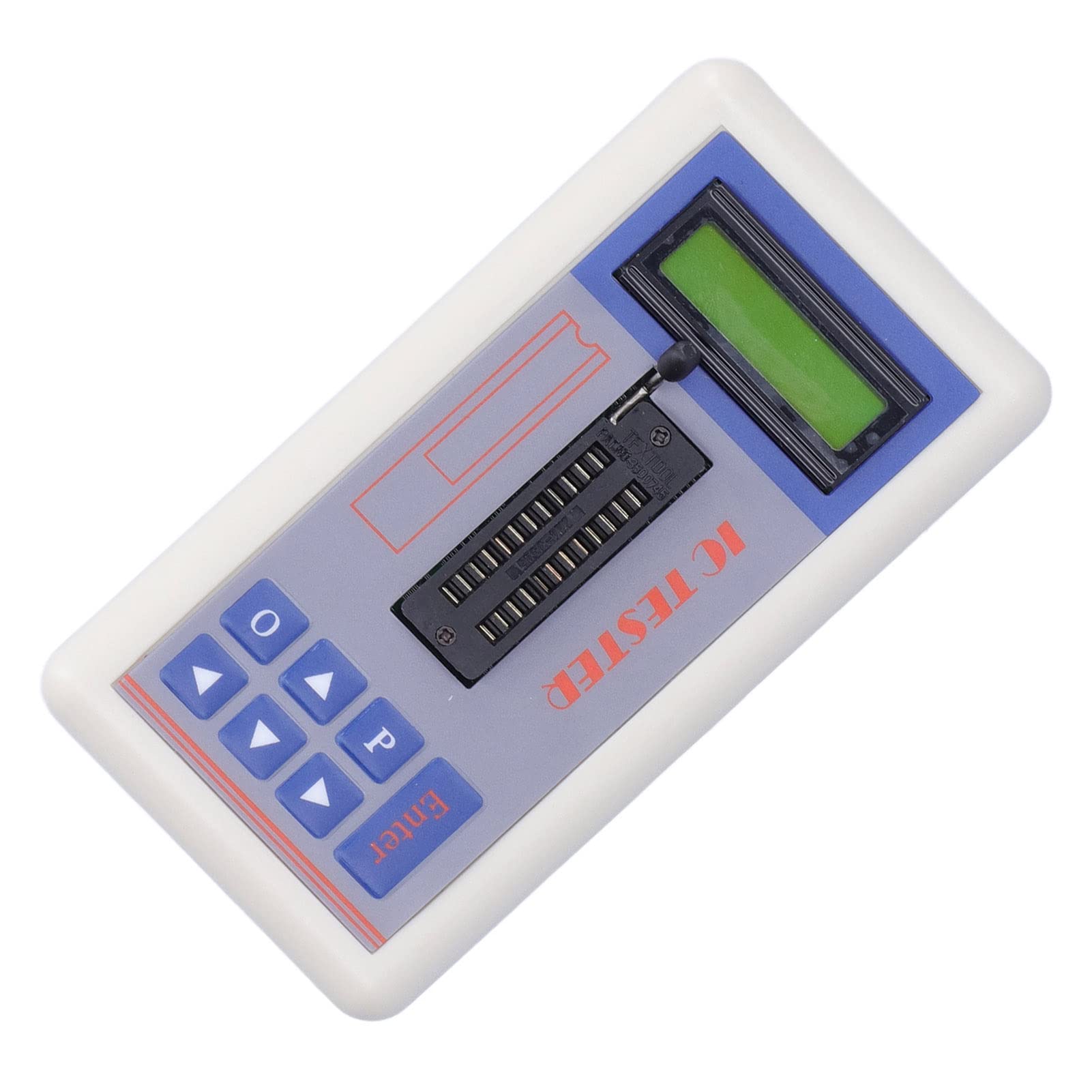 IC Meter, Multifunctional IC Transistor Tester, Integrated Circuit Tester with 5V 3.3V AUTO Modes for, Communication Integrated Circuits (No terminals)