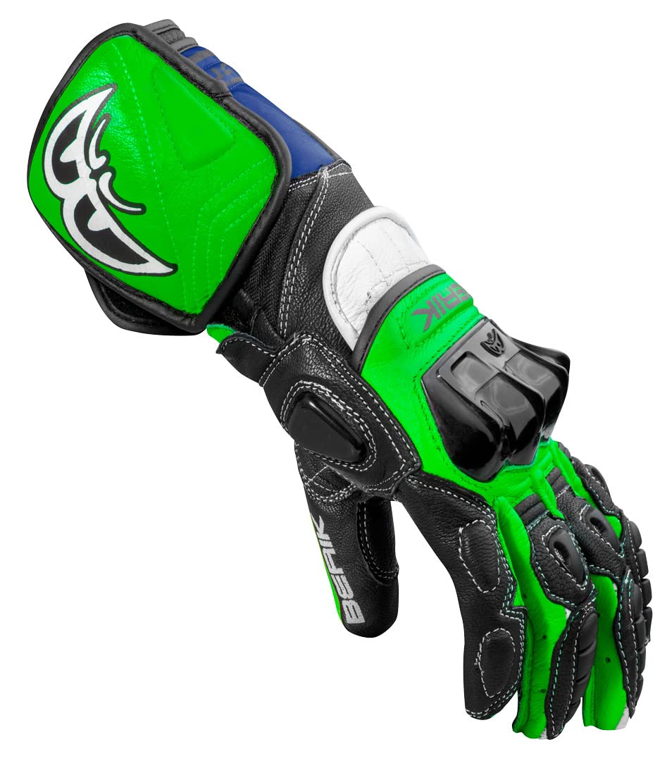Berik Track Pro Rękawice motocyklowe, czarny/pomarańczowy, S