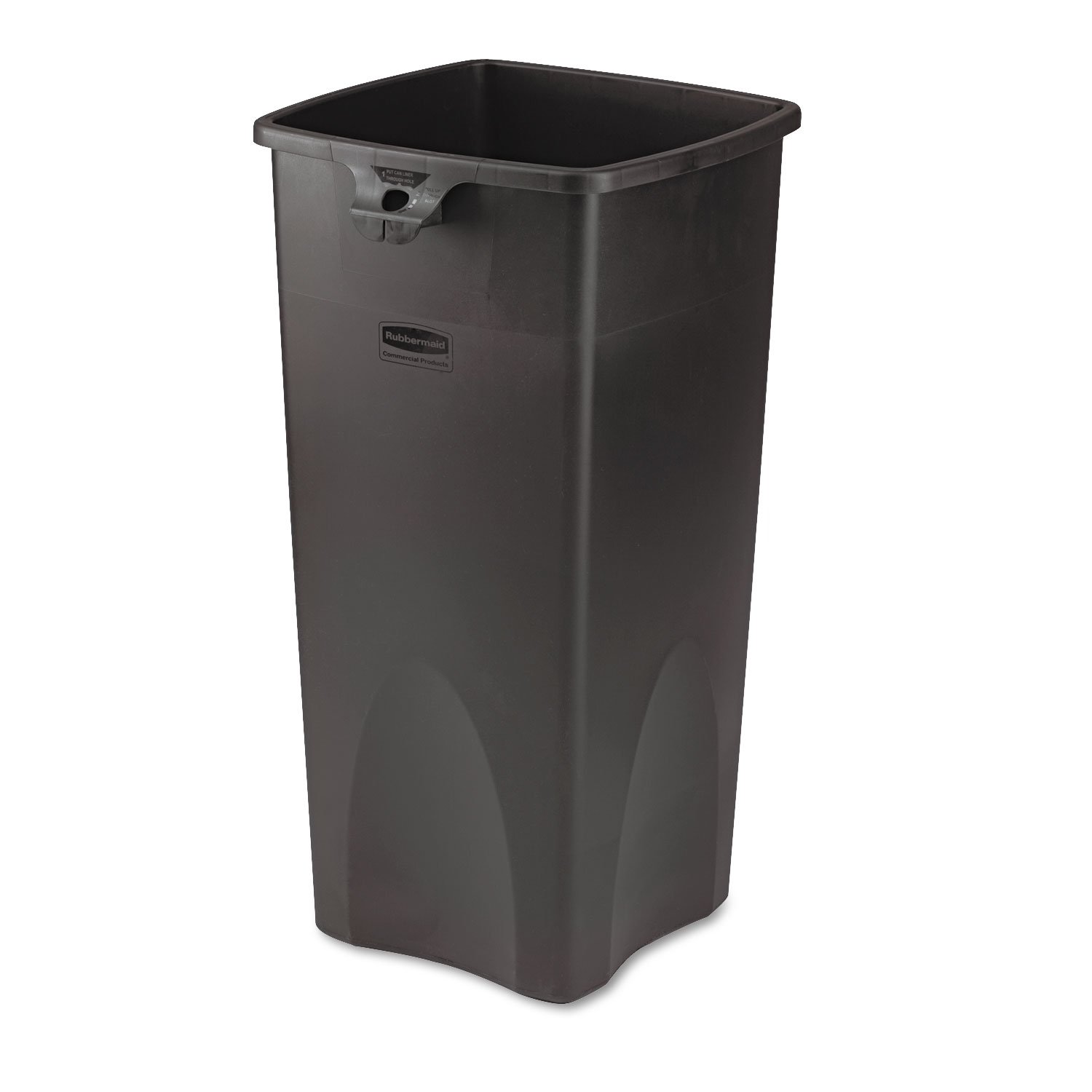 Rubbermaid Commercial Products Square Container 87 Litre Black FG356988BLA