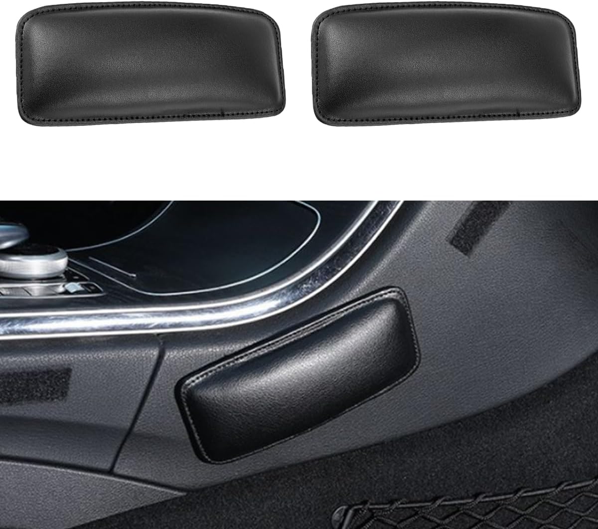 JOYCOURT 2PCS Car Soft Center Console Knee Cushion Pad