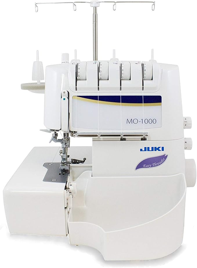 Juki MO1000 Serger, Push Button Jet Air Looper Threader