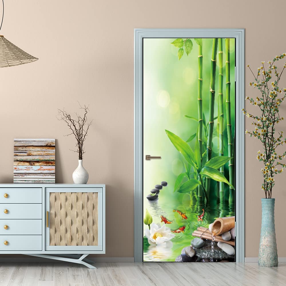 3D Türtapete Selbstklebend - PVC, 77x200 Cm, Abnehmbar, Wasserdicht