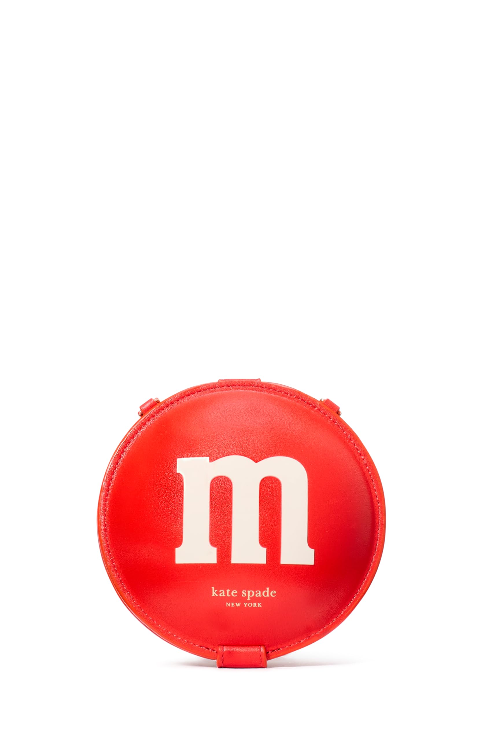 kate spade new york MMS X Smooth Leather Chain Coin Purse, Red Multi