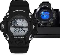 Relógio Esportivo Multifuncional Masculino Genérico - Esportes Aquáticos, Corrida, Caminhada - Resistente à Água, Cronômetro, Alarme, Luminoso