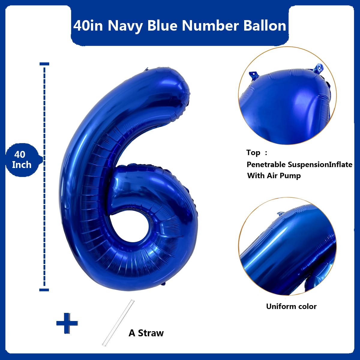 Red 0 balloon 40 Inch Giant Helium Foil Number 0 to 9 Red Balloon Birthday Wedding Party Digital Decorations (Number 0) — view 130