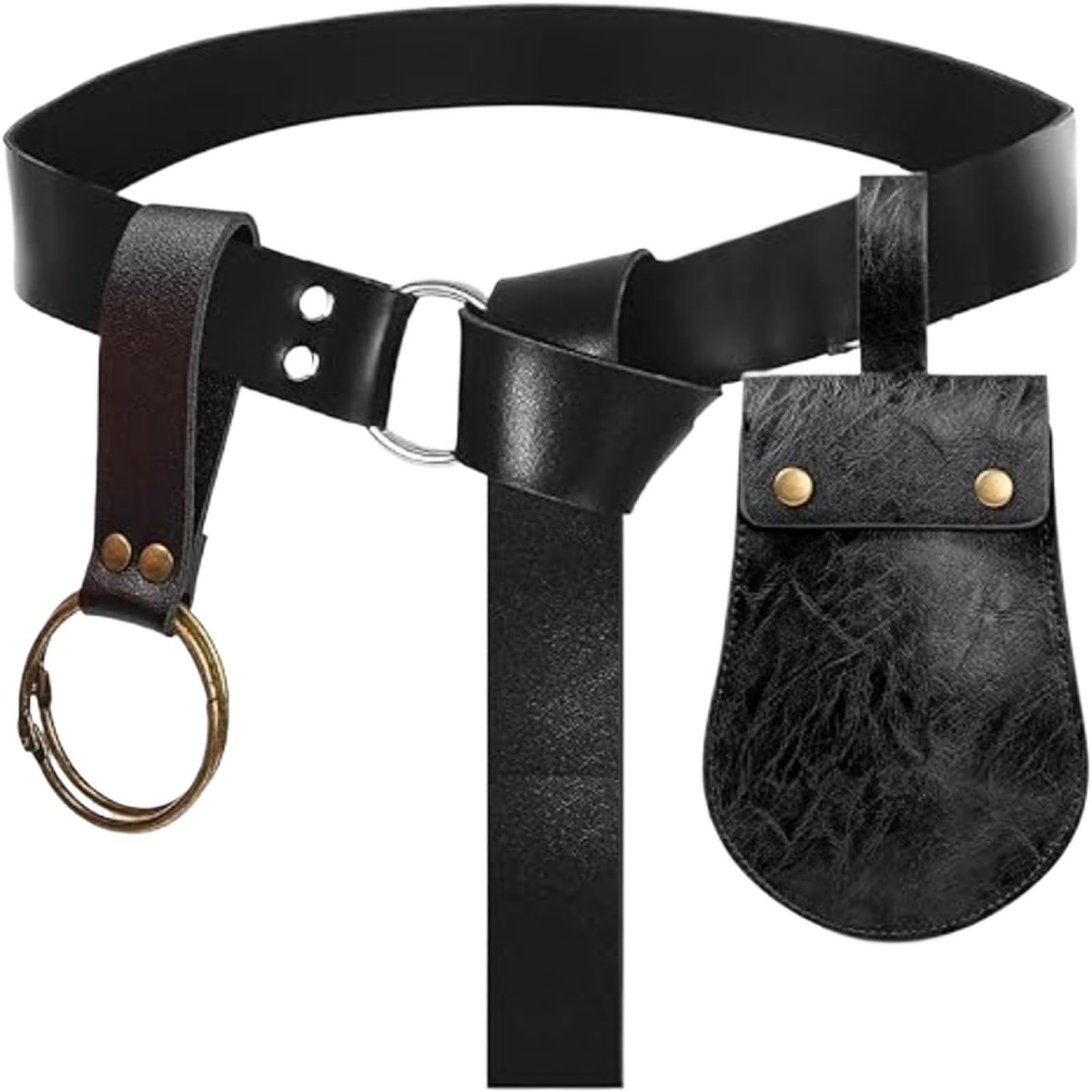 Cintura rinascimentale Rinascimentale Cintura Marsupio Portamonete Porta Telefono Gonna Escursioni Medievale Pirata Pelle Dress Up Cosplay