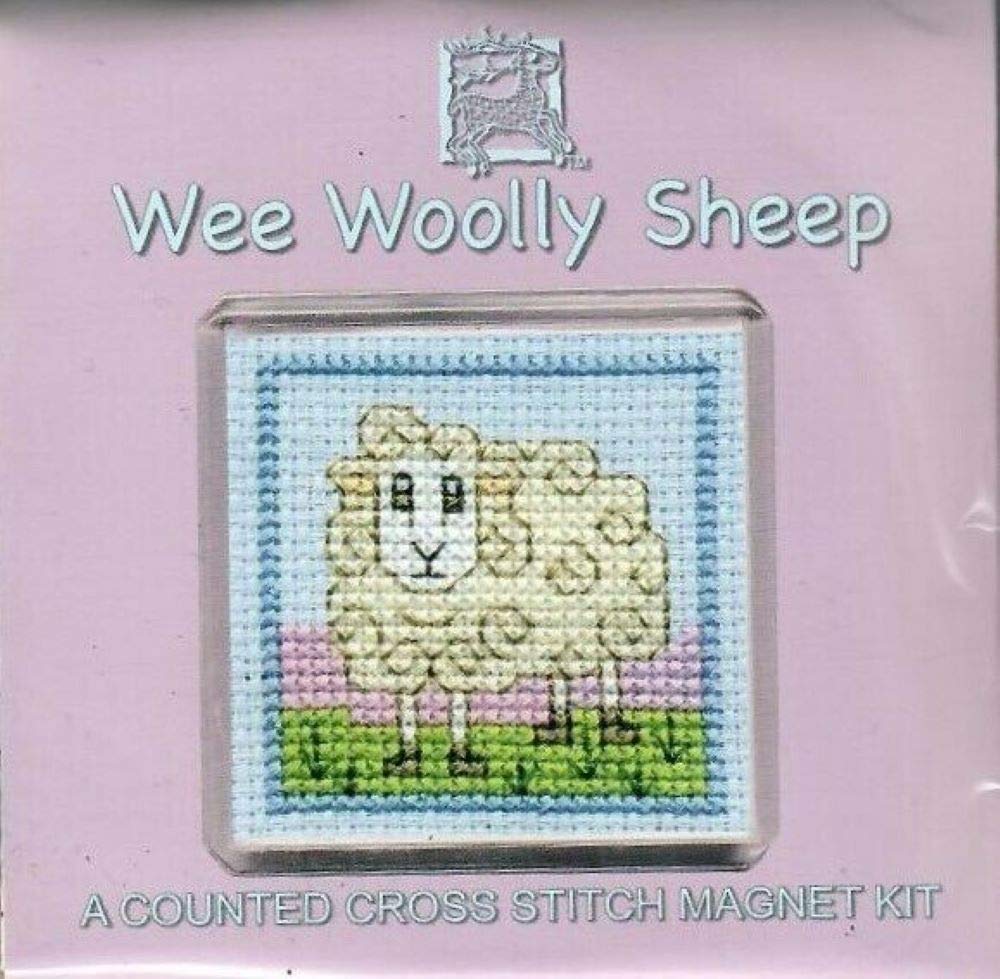 Textile Heritage Wee Woolly Sheep Magnet Cross Stitch Kit