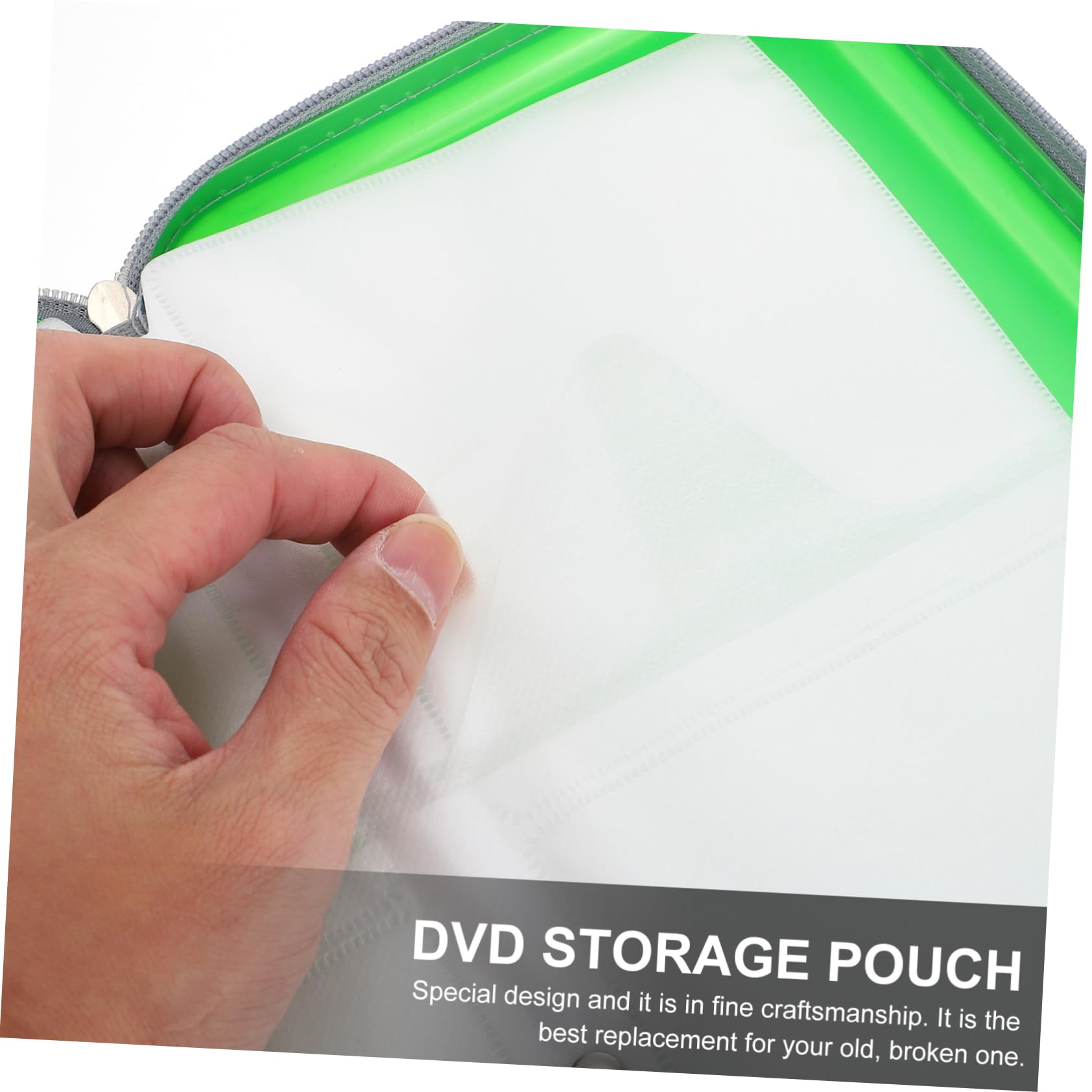 POPETPOP Car CD Storage Case Capacity Disc Organizer Pouch Durable Dvd Holder Lightweight and Protective for Home and Car Use for and Organized