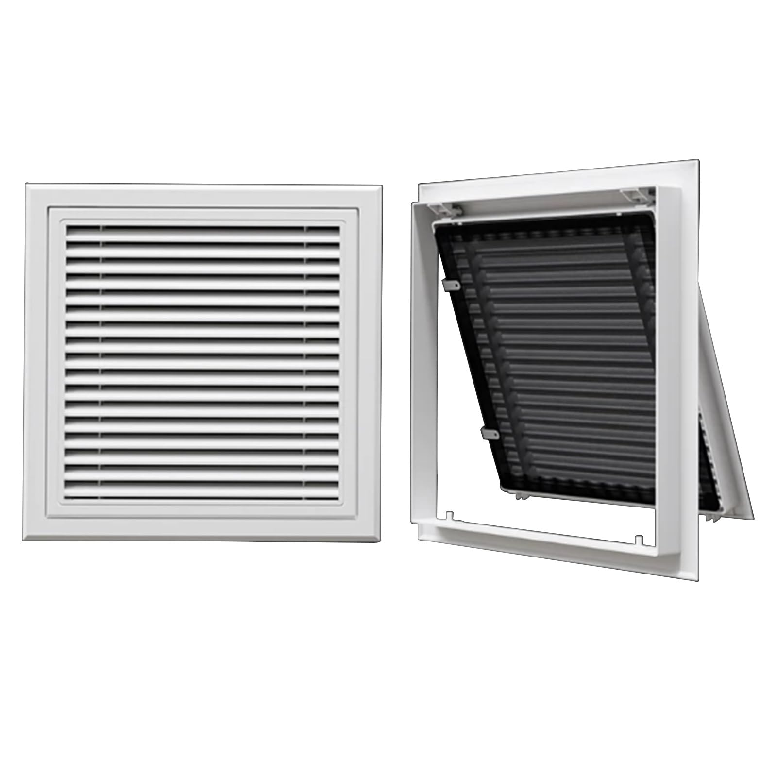 Grille d'aération carrée acier inoxydable ventilation extérieur garage amovible