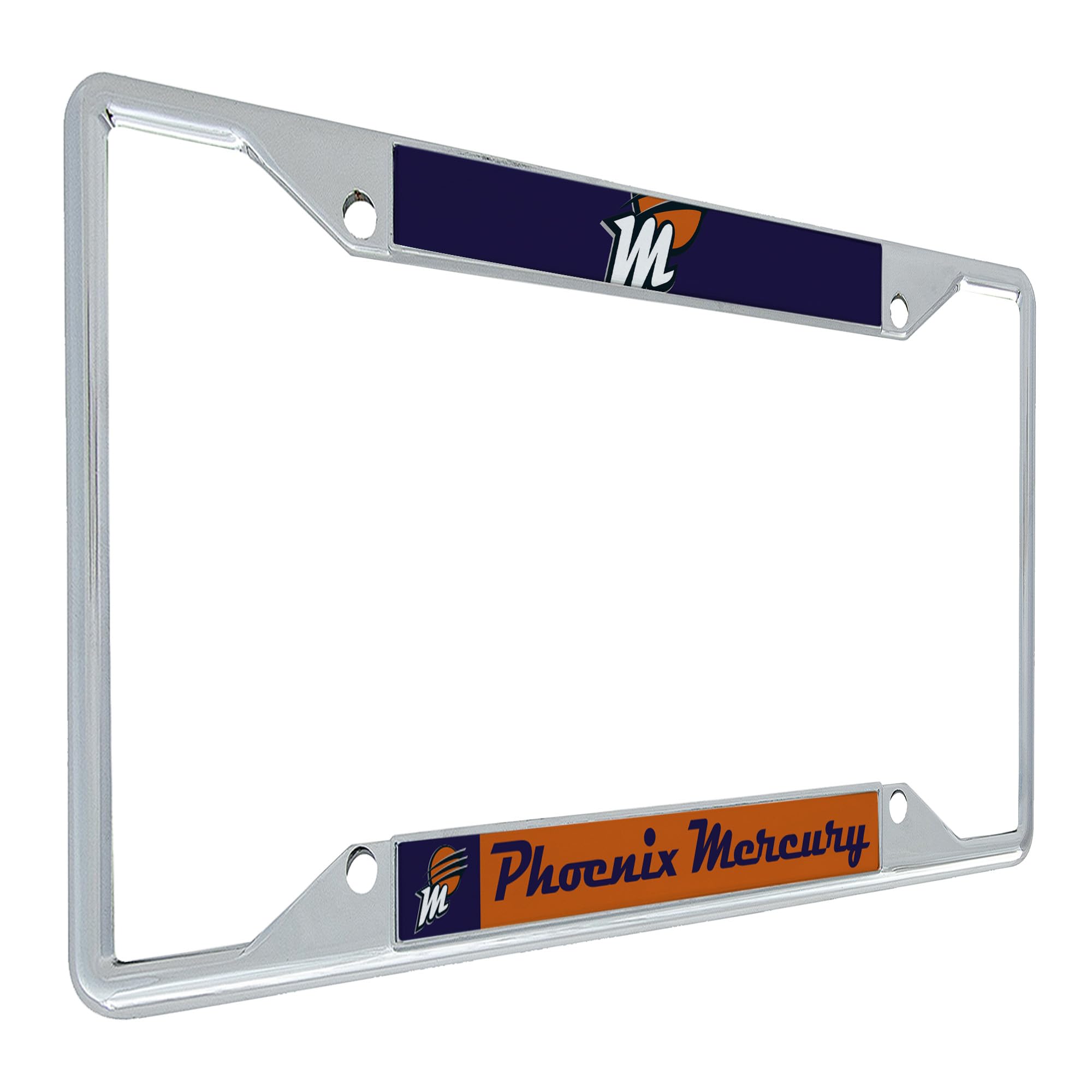 Desert Cactus Phoenix Mercury Car Accessories WNBA Team Basketball Metal License Plate Frame and Tag Holder for Front or Rear of Vehicle (Up Close Frame)