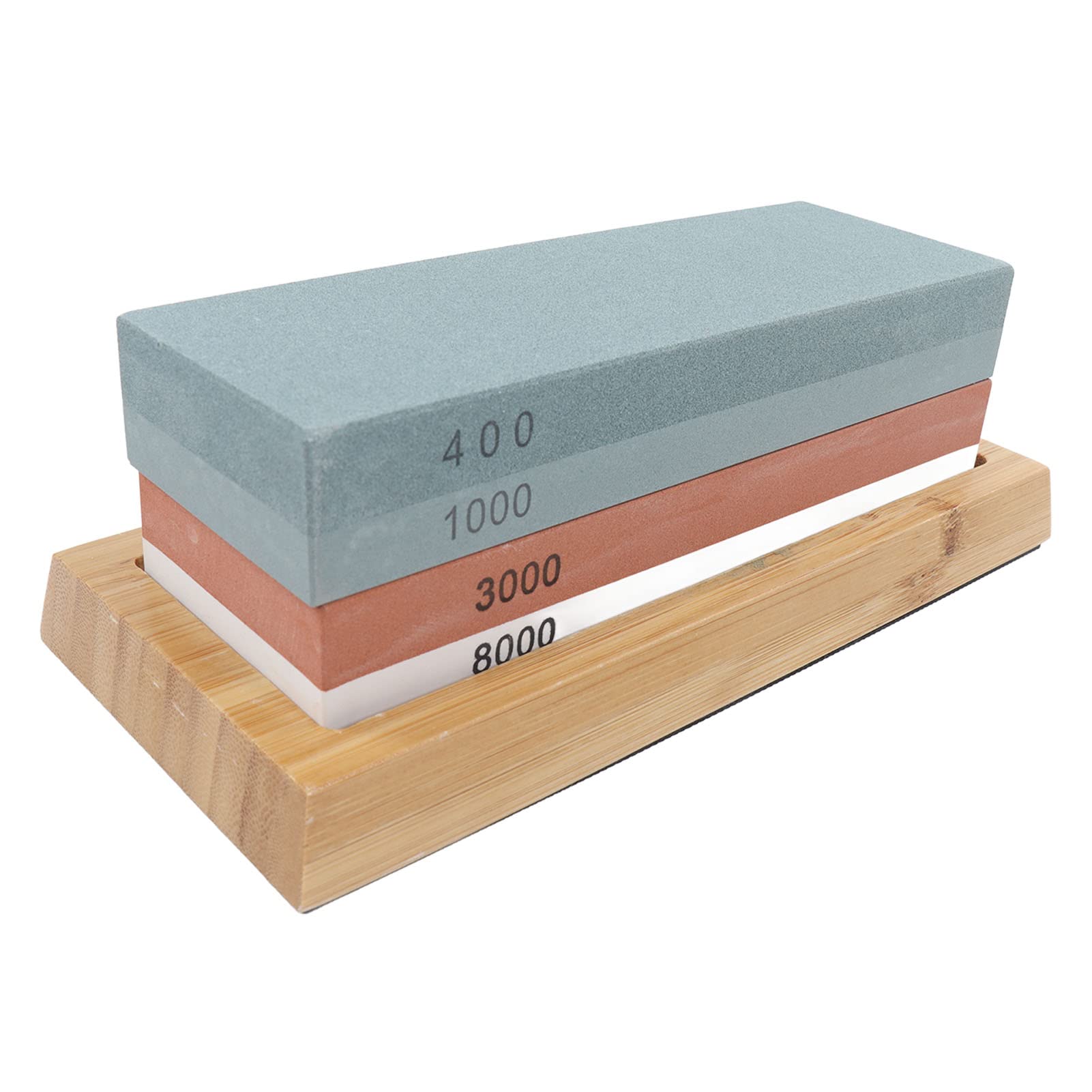 Kit de pierre à aiguiser Premium 12 pièces 4001000 30008000 grains ensemble d'affûteur de couteaux en pierre à aiguiser avec guide d'angle de pierre à polir aplatie pour couteaux
