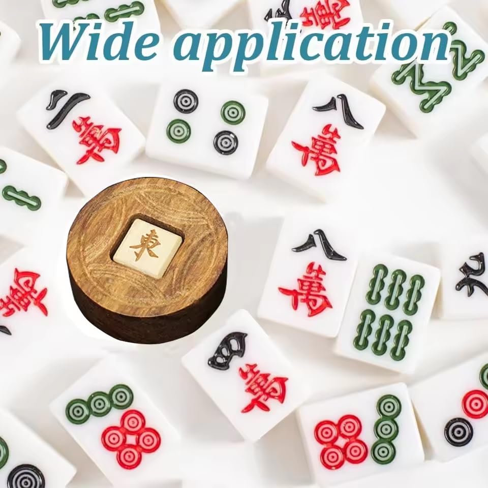 Indicador de viento para Mahjong de madera miniatura 6
