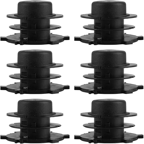 TOPINCN 6 unids/set carrete cuerda Trimmer Bump cubierta para Autocut 25-2 FS44 FS55 FS80 Cortacésped de jardín desbrozadora pieza accesorio
