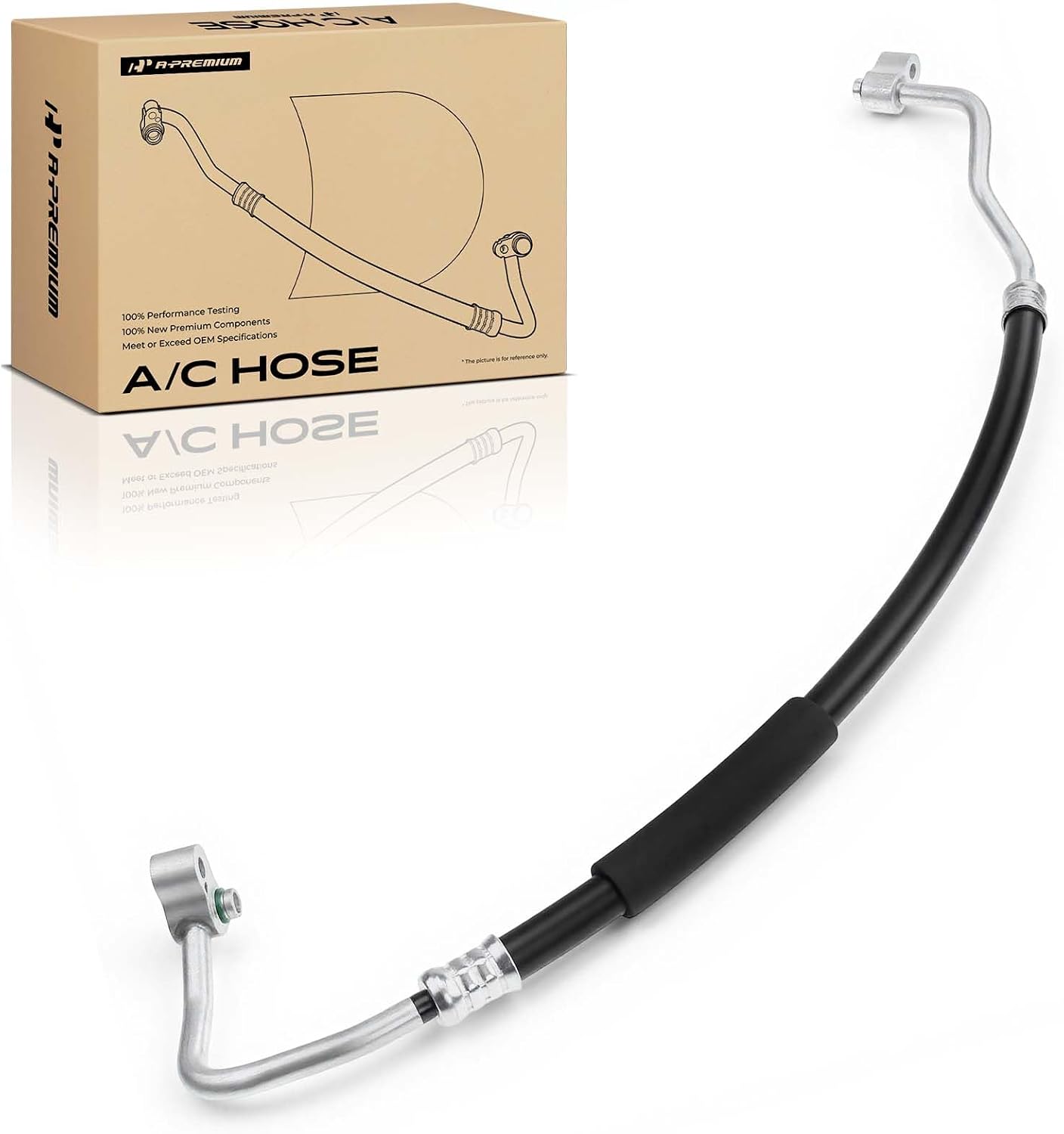 A-Premium A/C Discharge Line Hose Assembly Compatible with Toyota 4Runner, 1989-1995, 3.0L, Naturally Aspirated, SOHC, Petrol, Compressor to Condenser