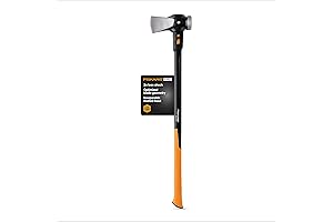 Fiskars IsoCore 8lb. Wood Splitting Maul - The Ultimate Wood Splitting Solution