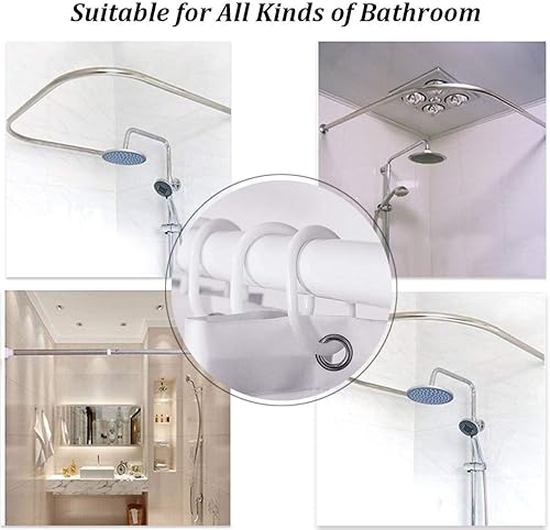 Miniatura 6 de Homewelle Cortina de ducha con manos góticas, esqueleto negro, ojo de bruja, polilla, tarot, quiromancia, psíquica, sol, luna, espeluznante, 60